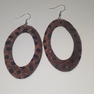 Stylish Leopard Print Earrings